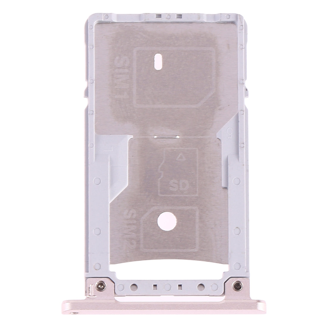 SIM Card Tray + SIM Card Tray / Micro SD Card Tray for Asus Zenfone 3 ZE552KL / ZC500TL / ZE520KL(Rose Gold)