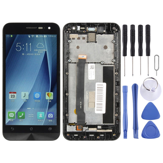 OEM LCD Screen for Asus Zenfone 2 ZE500CL Z00D Digitizer Full Assembly with Frame?Black)