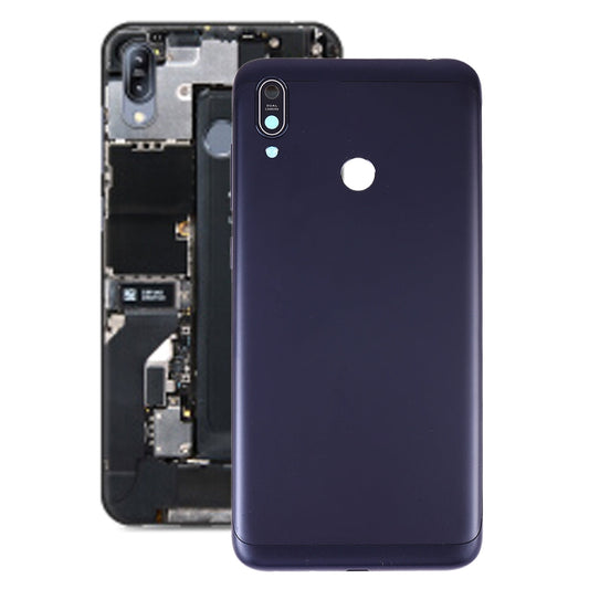 Battery Back Cover with Camera Lens for Asus Zenfone Max M2 ZB633KL ZB632KL(Dark Blue)