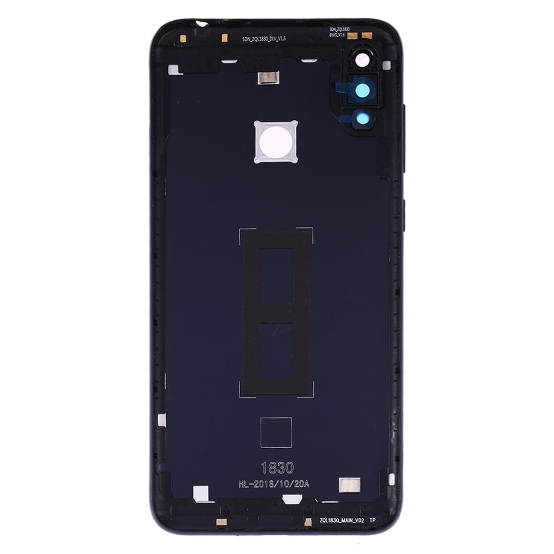 Battery Back Cover with Camera Lens for Asus Zenfone Max M2 ZB633KL ZB632KL(Dark Blue)