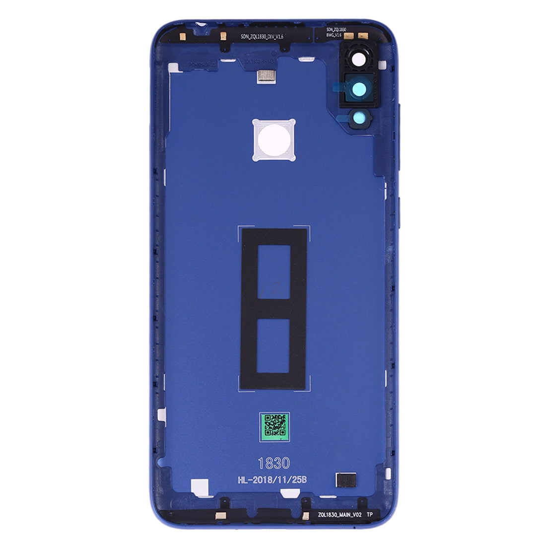 Battery Back Cover with Camera Lens for Asus Zenfone Max M2 ZB633KL ZB632KL(Blue)