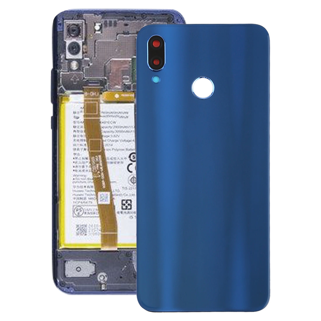 Back Cover with Camera Lens (Original) for Huawei P20 Lite / Nova 3e(Twilight)
