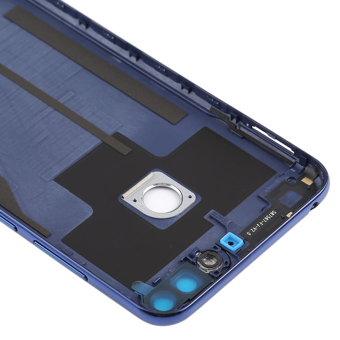 Back Cover with Side Keys & Camera Lens for Huawei Honor Play 7A(Blue)
