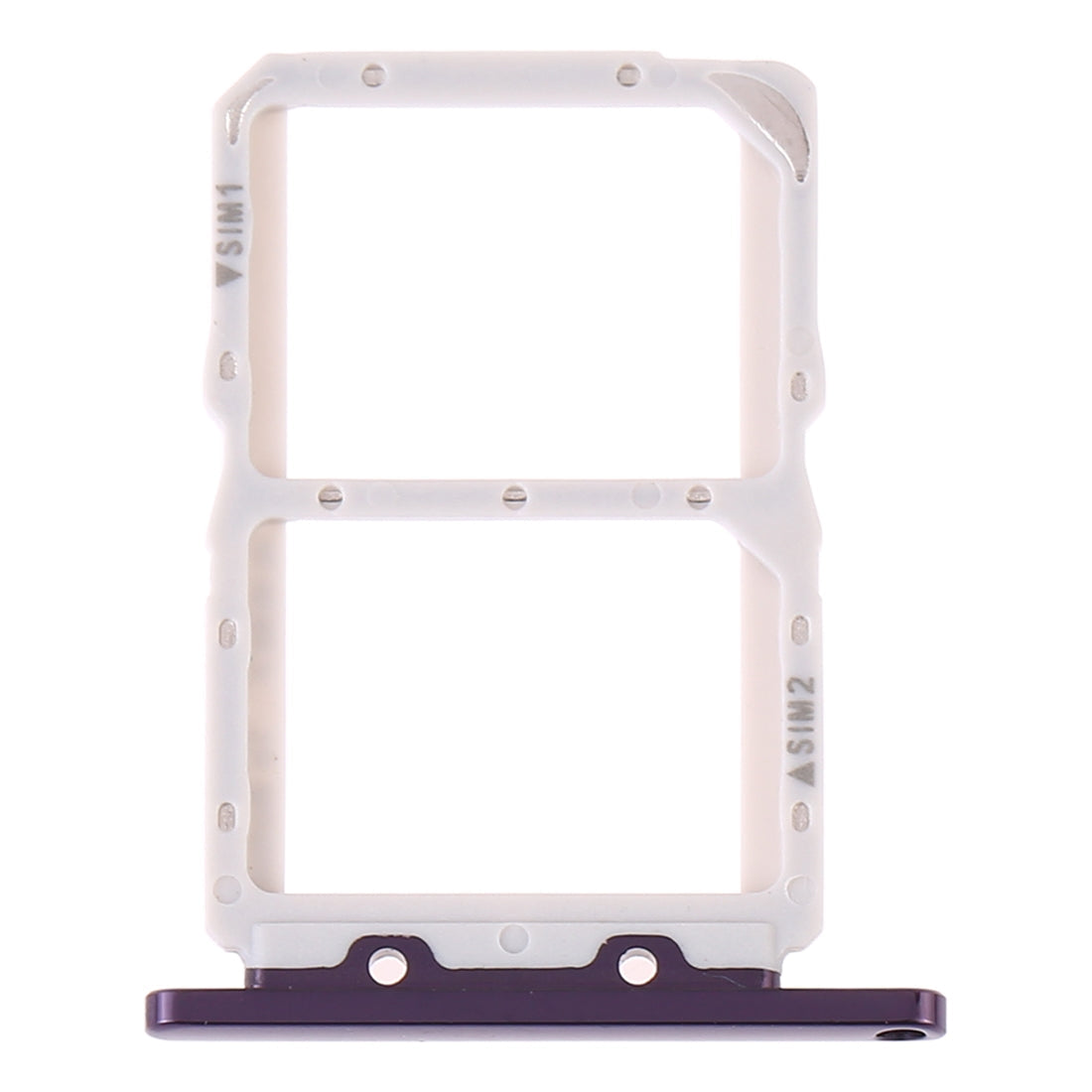 SIM Card Tray + SIM Card Tray for Huawei Honor 20 Pro(Purple)