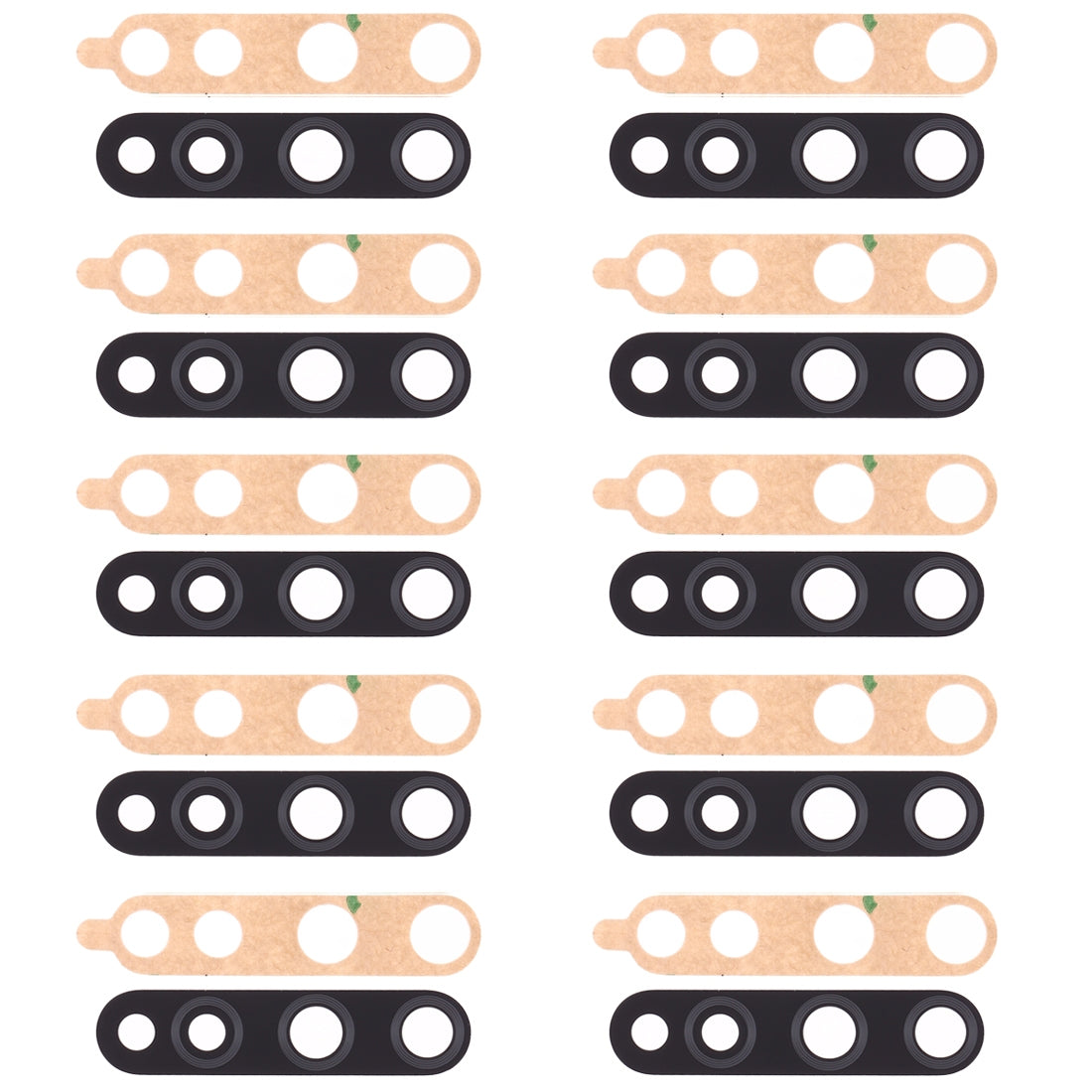 For Huawei Nova 5 / Nova 5 Pro 10pcs Back Camera Lens 