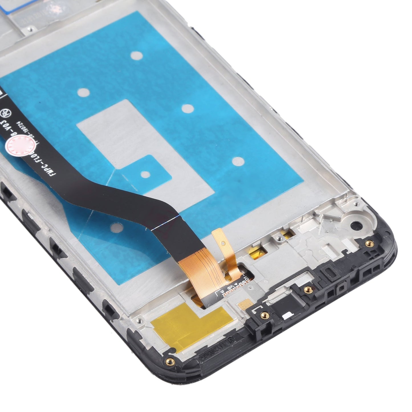 OEM LCD Screen for Huawei Y7 (2019)(High Version) Digitizer Full Assembly with Frame (Black)