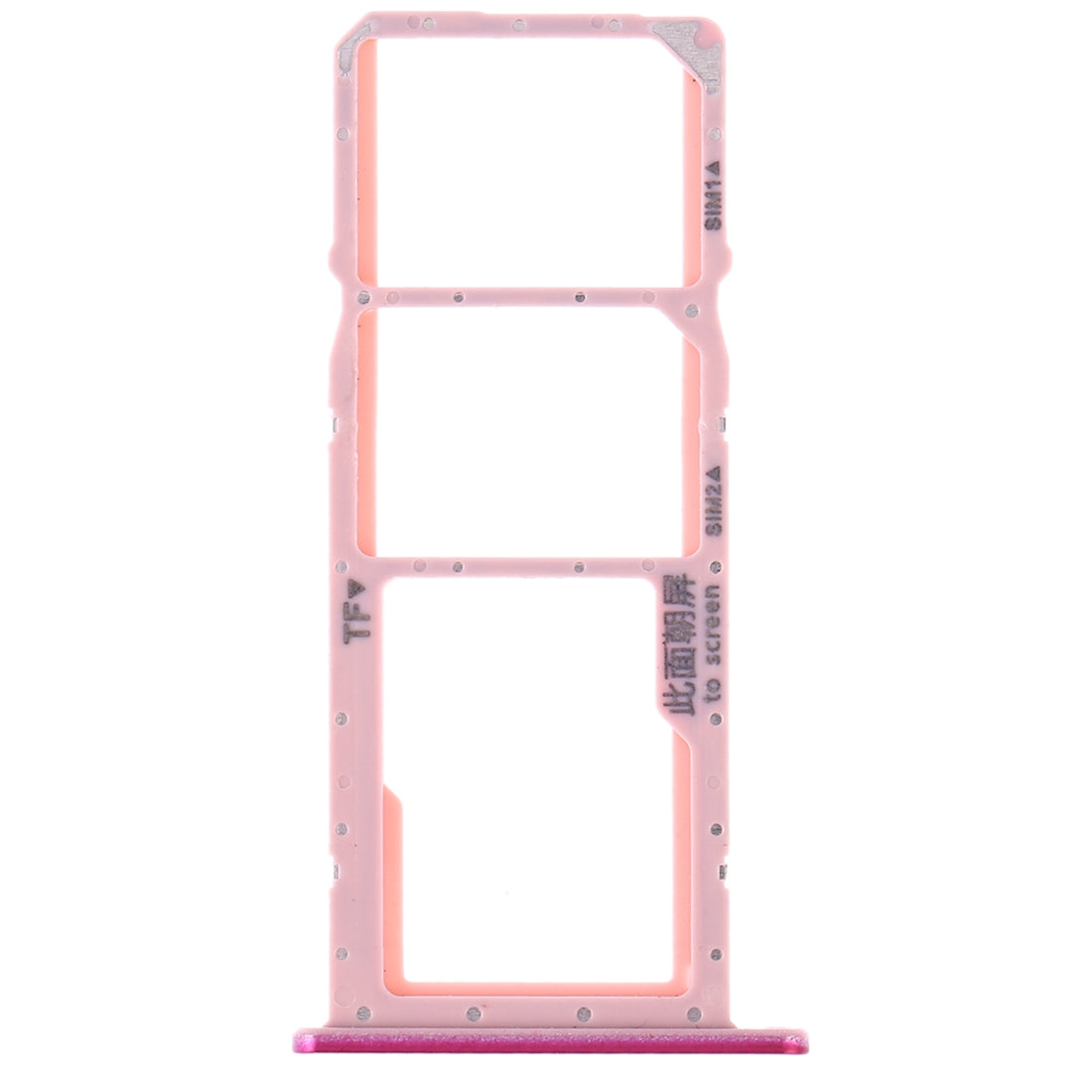 SIM Card Tray + SIM Card Tray + Micro SD Card Tray for Huawei Y7 (2019) / Y7 Pro (2019) / Y7 Prime (2019) (Purple)