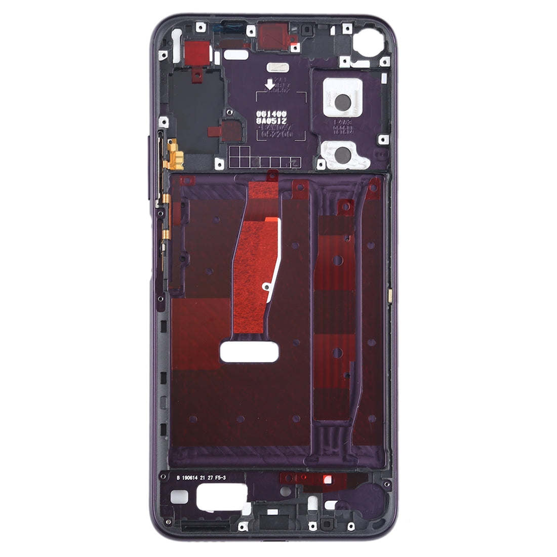 Original Middle Frame Bezel Plate for Huawei Honor 20 Pro(Purple)