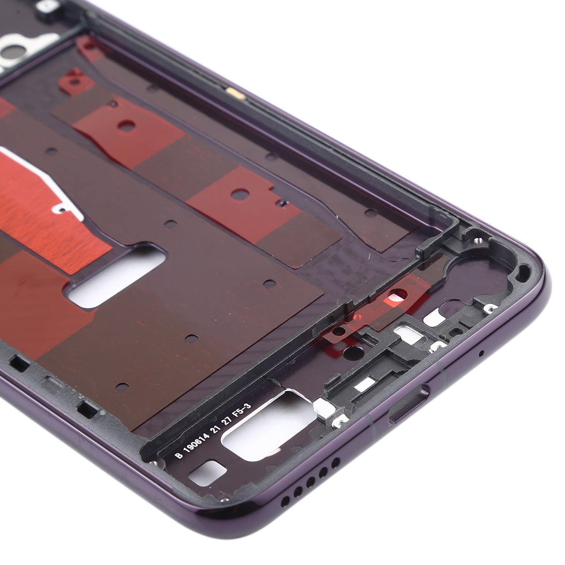 Original Middle Frame Bezel Plate for Huawei Honor 20 Pro(Purple)