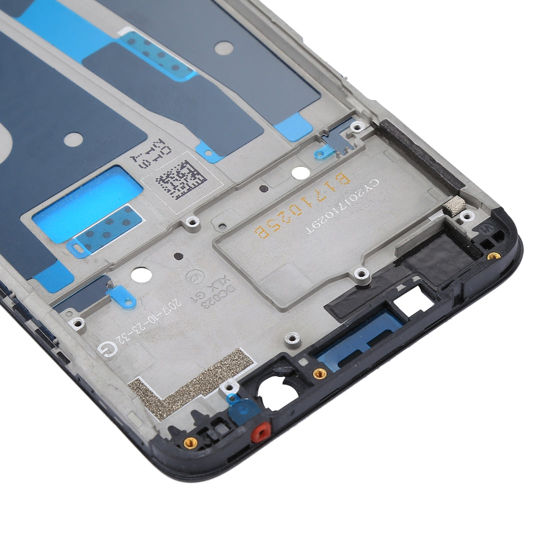 For OPPO A73 / F5 Front Housing LCD Frame Bezel Plate  (Black)
