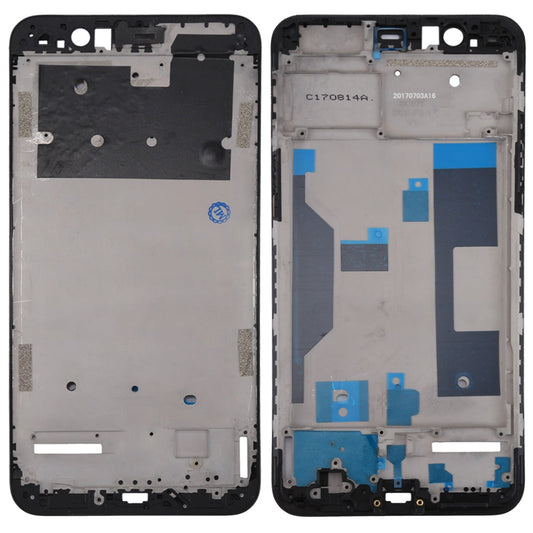 For OPPO R11 Plus Front Housing LCD Frame Bezel Plate (Black)