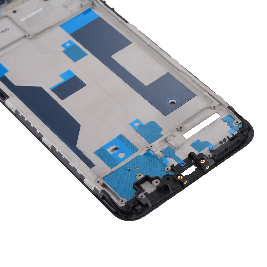 For OPPO R11 Plus Front Housing LCD Frame Bezel Plate (Black)