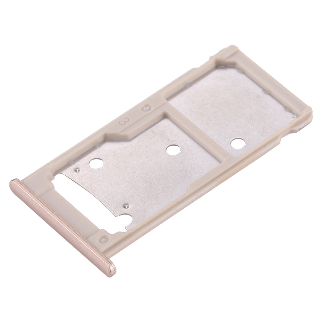 For Huawei Enjoy 7 Plus / Y7 Prime SIM Card Tray & SIM / Micro SD Card Tray(Gold)