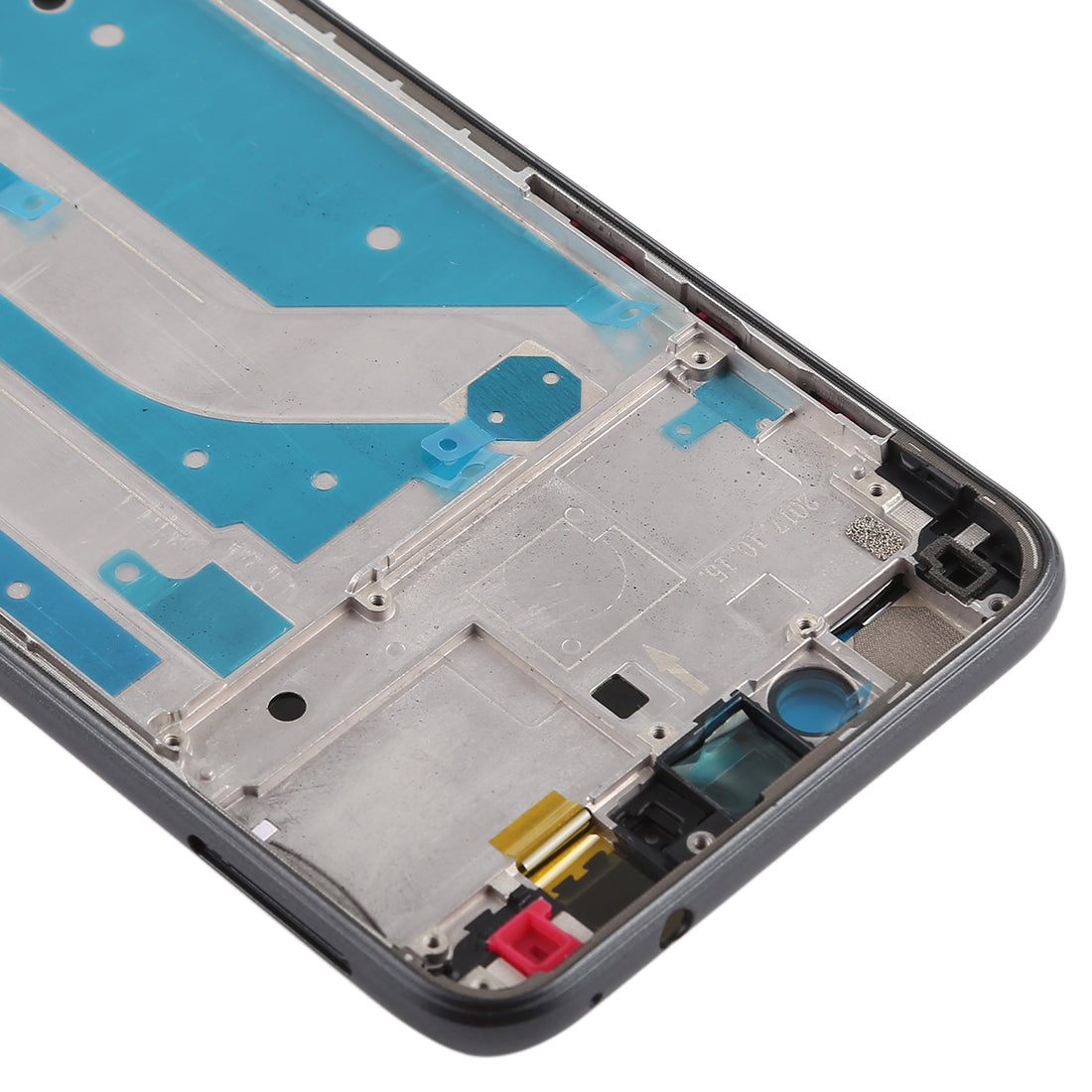 Middle Frame Bezel Plate with Side Keys for Huawei Honor 8 Lite(Black)