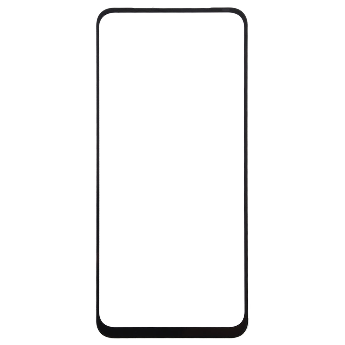 For OPPO K3 Front Screen Outer Glass Lens (Black)