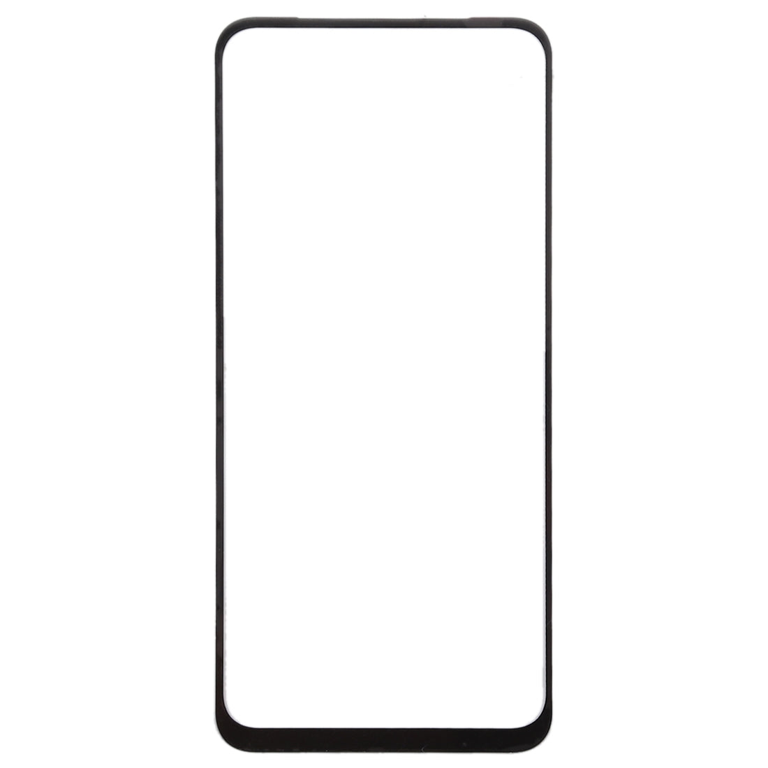 For OPPO K3 Front Screen Outer Glass Lens (Black)