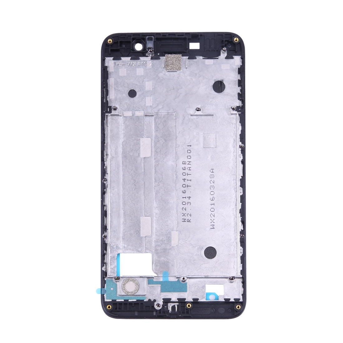 For Huawei Enjoy 5 / Y6 Pro Front Housing LCD Frame Bezel Plate(Black)