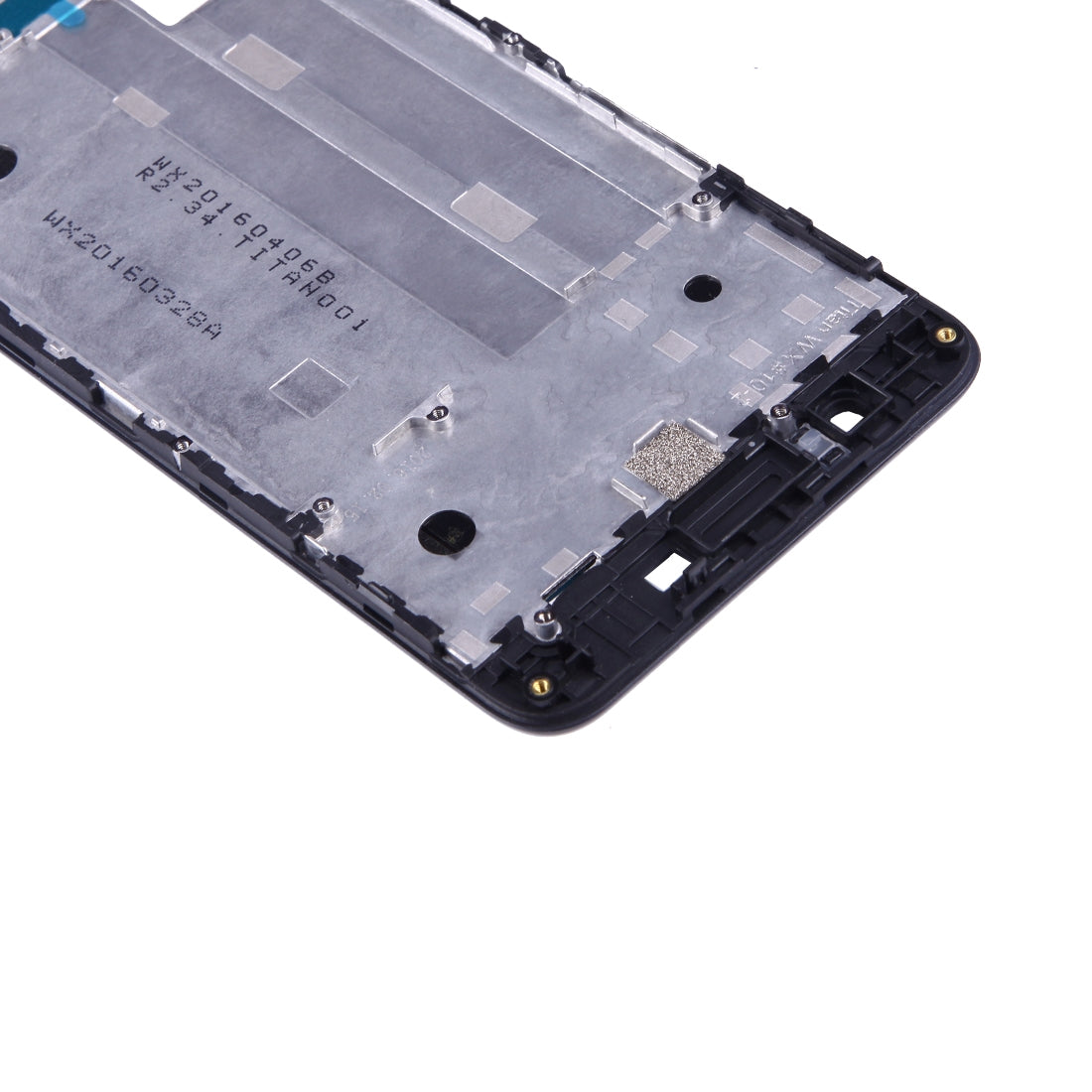 For Huawei Enjoy 5 / Y6 Pro Front Housing LCD Frame Bezel Plate(Black)