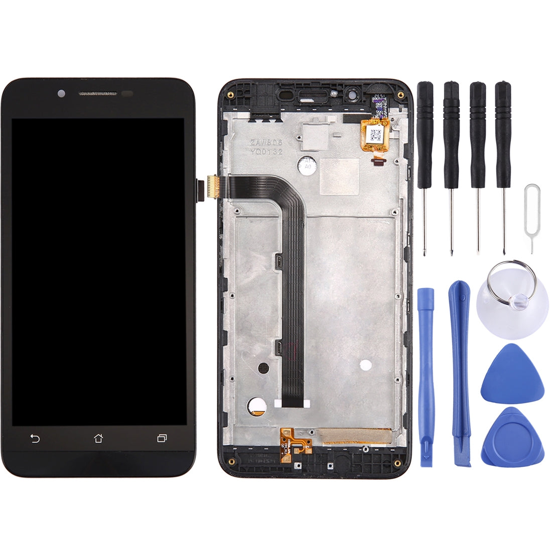 OEM LCD Screen for Asus ZenFone Go / ZC500TG / Z00VD  Digitizer Full Assembly with Frame?Black)