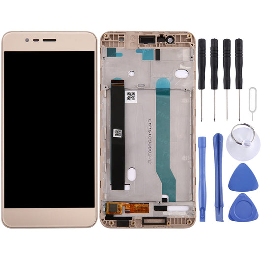 OEM LCD Screen for Asus ZenFone 3 Max / ZC520TL / X008D Digitizer Full Assembly with Frame?Gold)