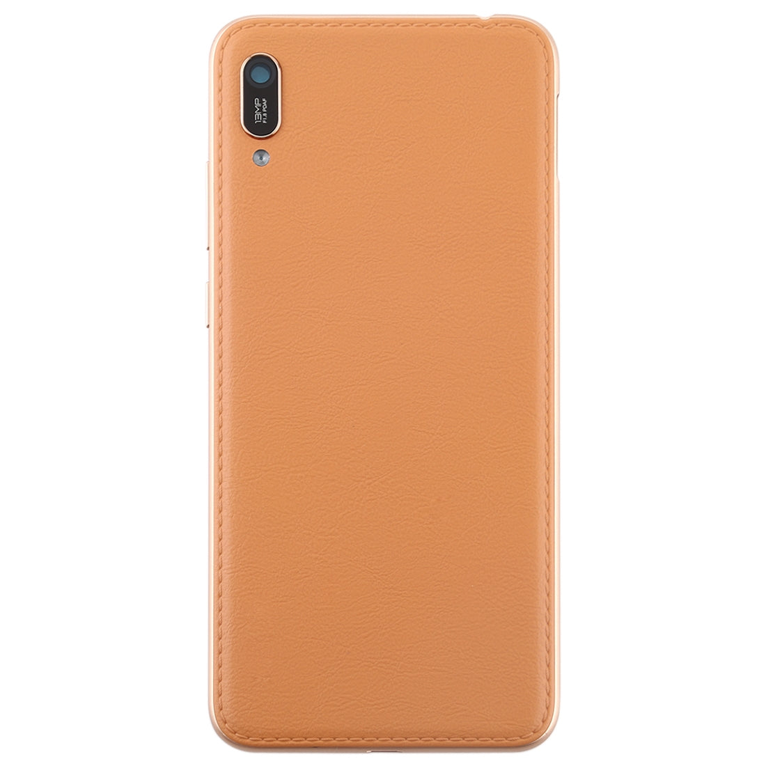 Battery Back Cover with Camera Lens & Side Keys for Huawei Enjoy 9e(Coffee)