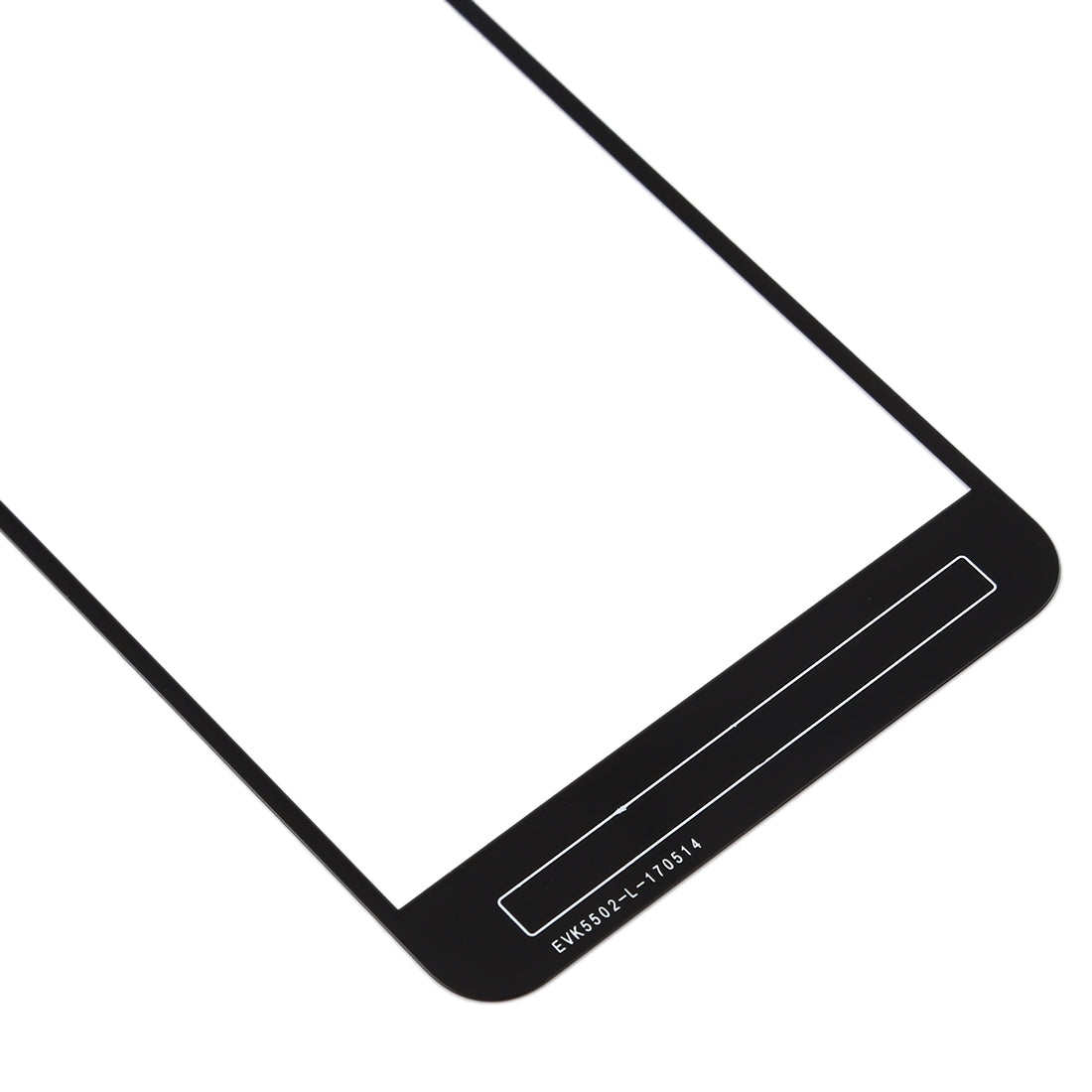 Front Screen Outer Glass Lens for Asus Zenfone 3 Zoom ZE553KL / Z01HD (Black)