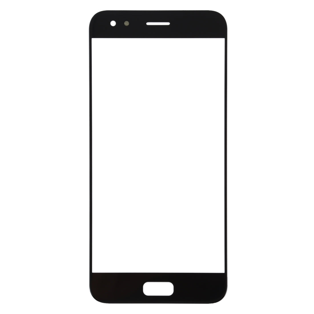 Front Screen Outer Glass Lens for Asus ZenFone 4 ZE554KL / Z01KD(Black)