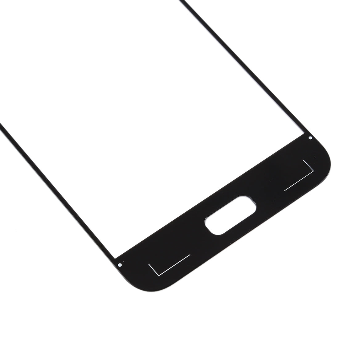 Front Screen Outer Glass Lens for Asus ZenFone 4 ZE554KL / Z01KD(Black)