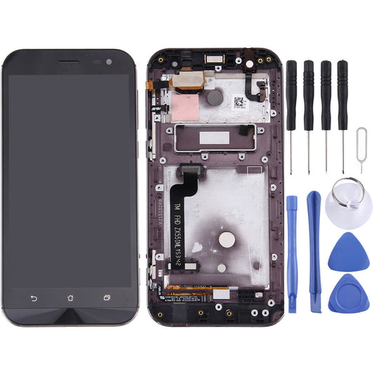 OEM LCD Screen for ASUS ZenFone Zoom 5.5 inch / ZX551ML  Digitizer Full Assembly with Frame?Black)