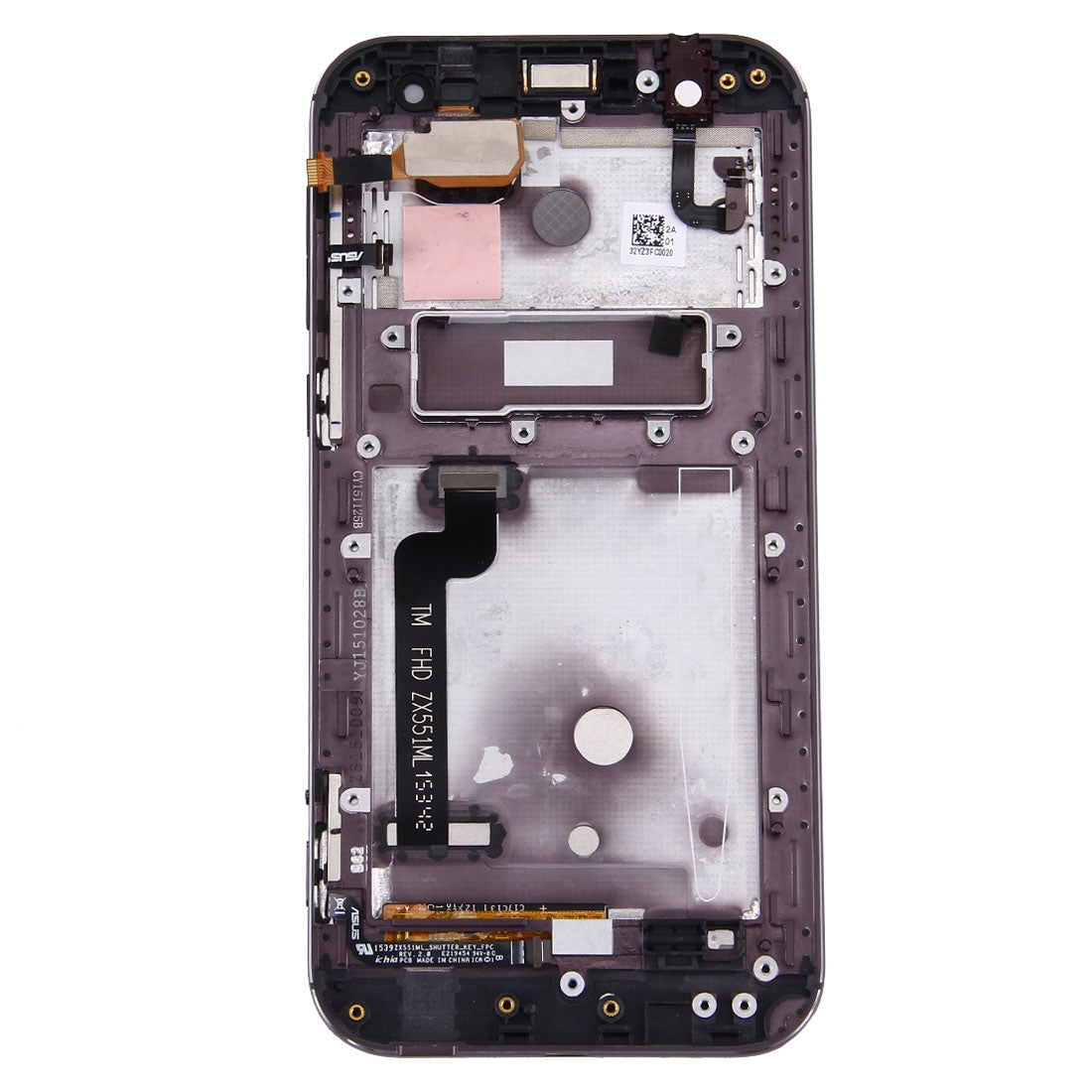 OEM LCD Screen for ASUS ZenFone Zoom 5.5 inch / ZX551ML  Digitizer Full Assembly with Frame?Black)