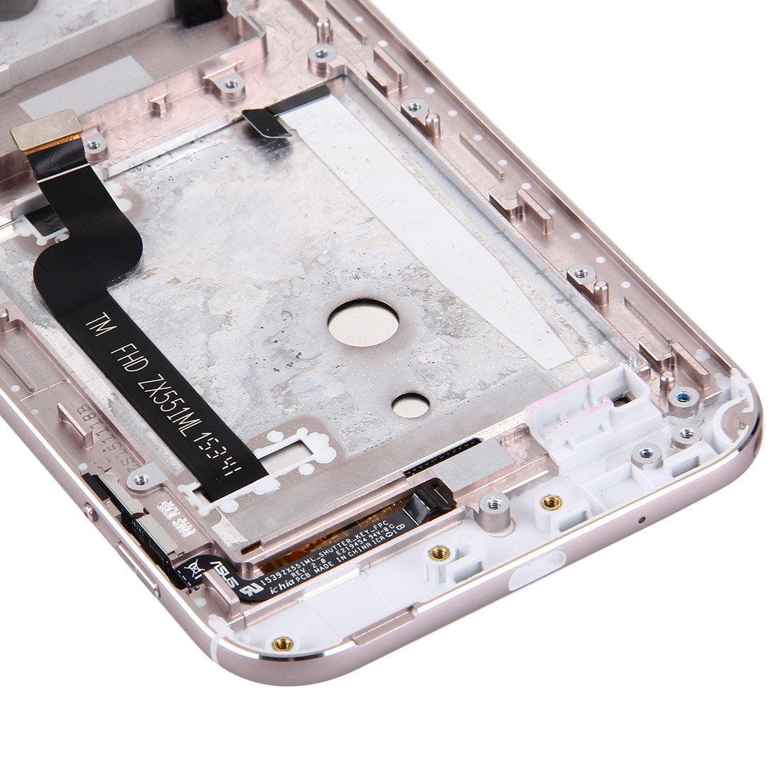 OEM LCD Screen for ASUS ZenFone Zoom 5.5 inch / ZX551ML  Digitizer Full Assembly with Frame?White)