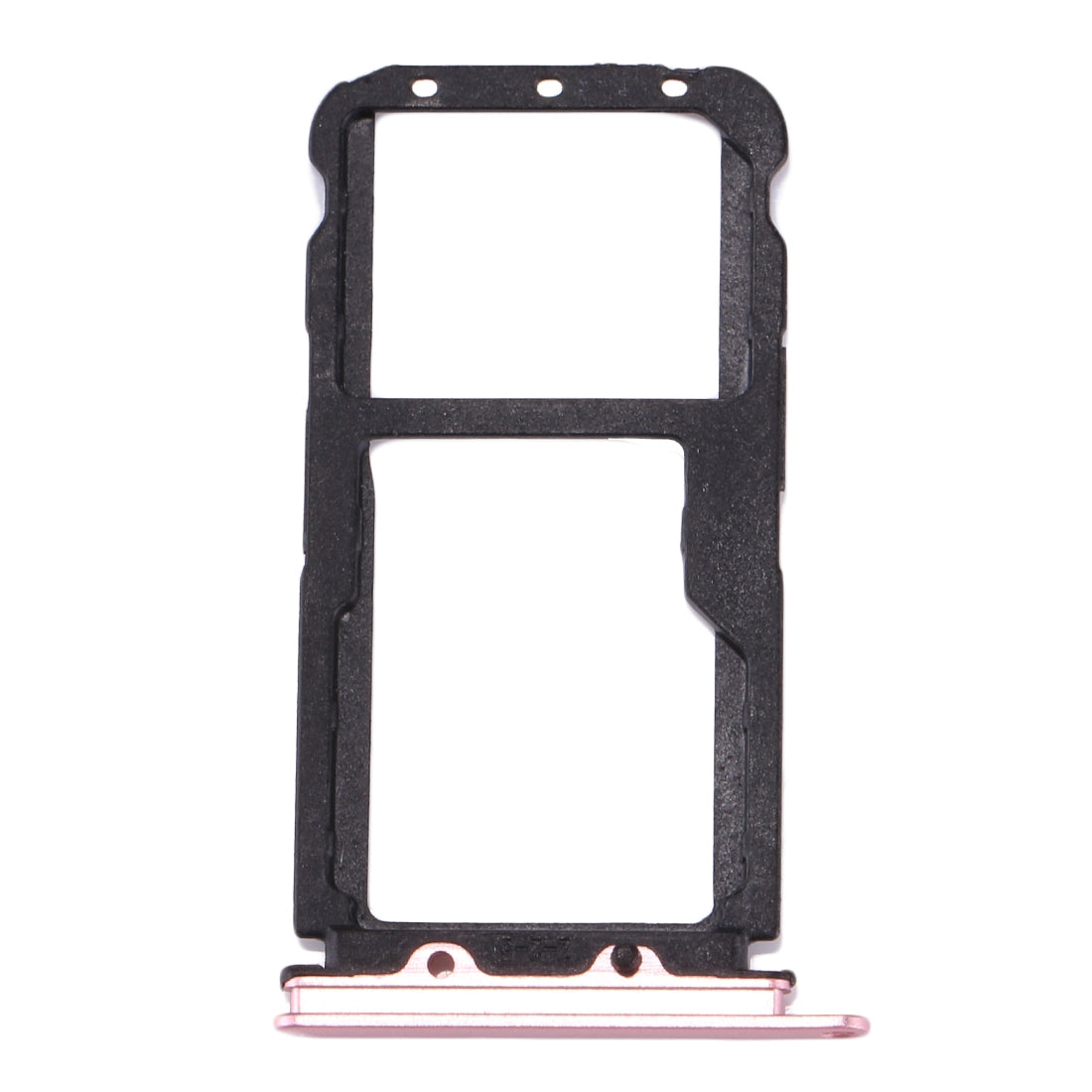 For Huawei nova 2 SIM Card Tray & SIM / Micro SD Card Tray(Rose Gold)