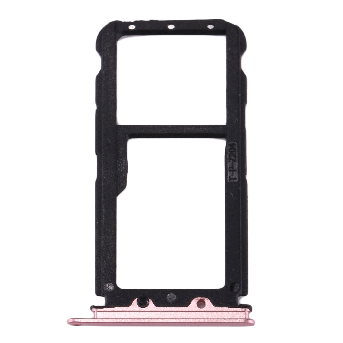 For Huawei nova 2 SIM Card Tray & SIM / Micro SD Card Tray(Rose Gold)