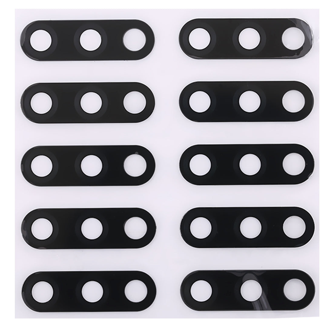 For Huawei Honor Play 7C / Enjoy 8 10pcs Back Camera Lens with Sticker 