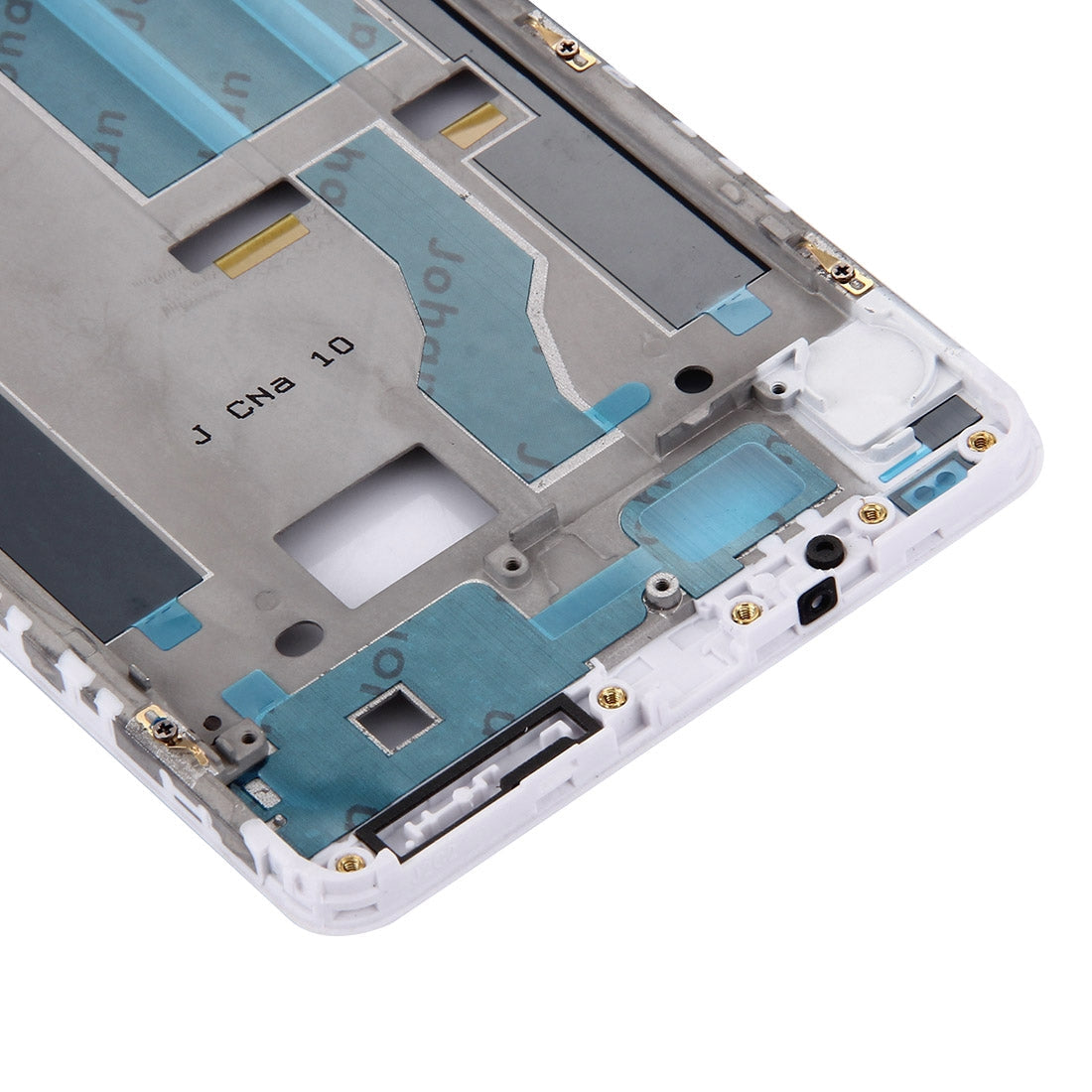 For OPPO A53 Front Housing LCD Frame Bezel Plate (White)