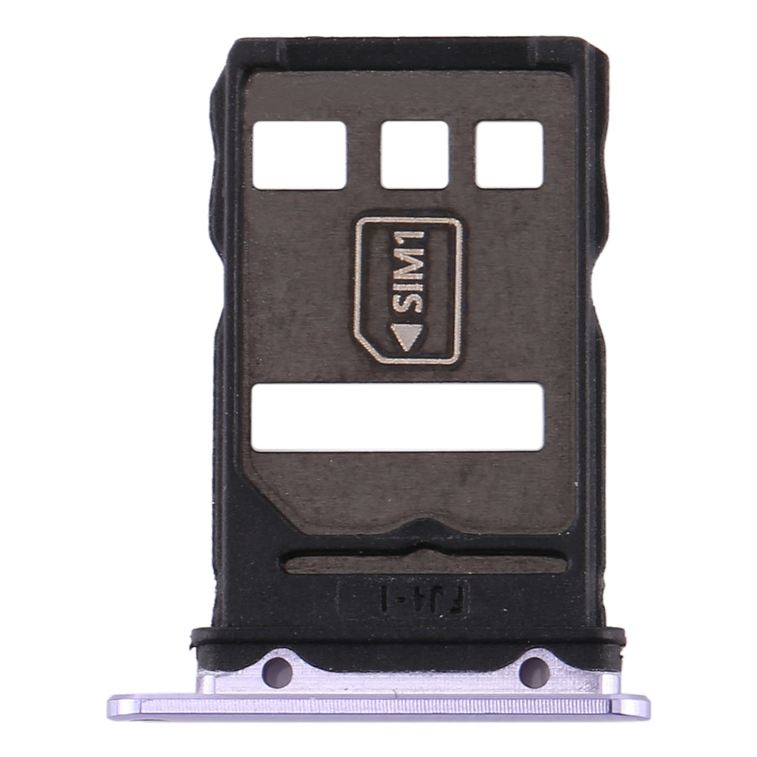 Original SIM Card Tray + NM Card Tray for Huawei Mate 30(Purple)
