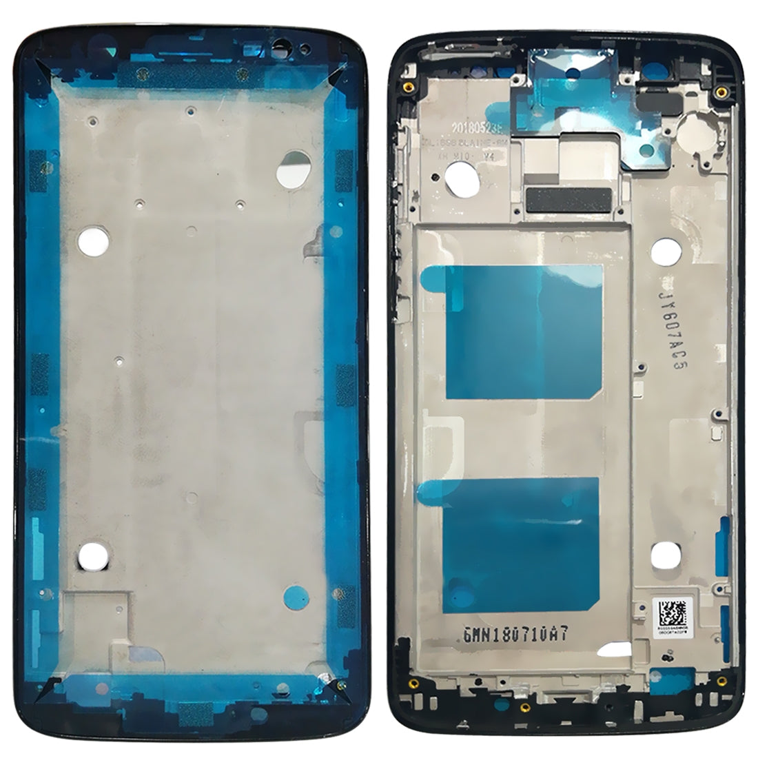 Front Housing LCD Frame Bezel for Motorola Moto G6 (Black)