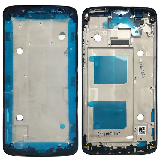 Front Housing LCD Frame Bezel for Motorola Moto G6 (Black)