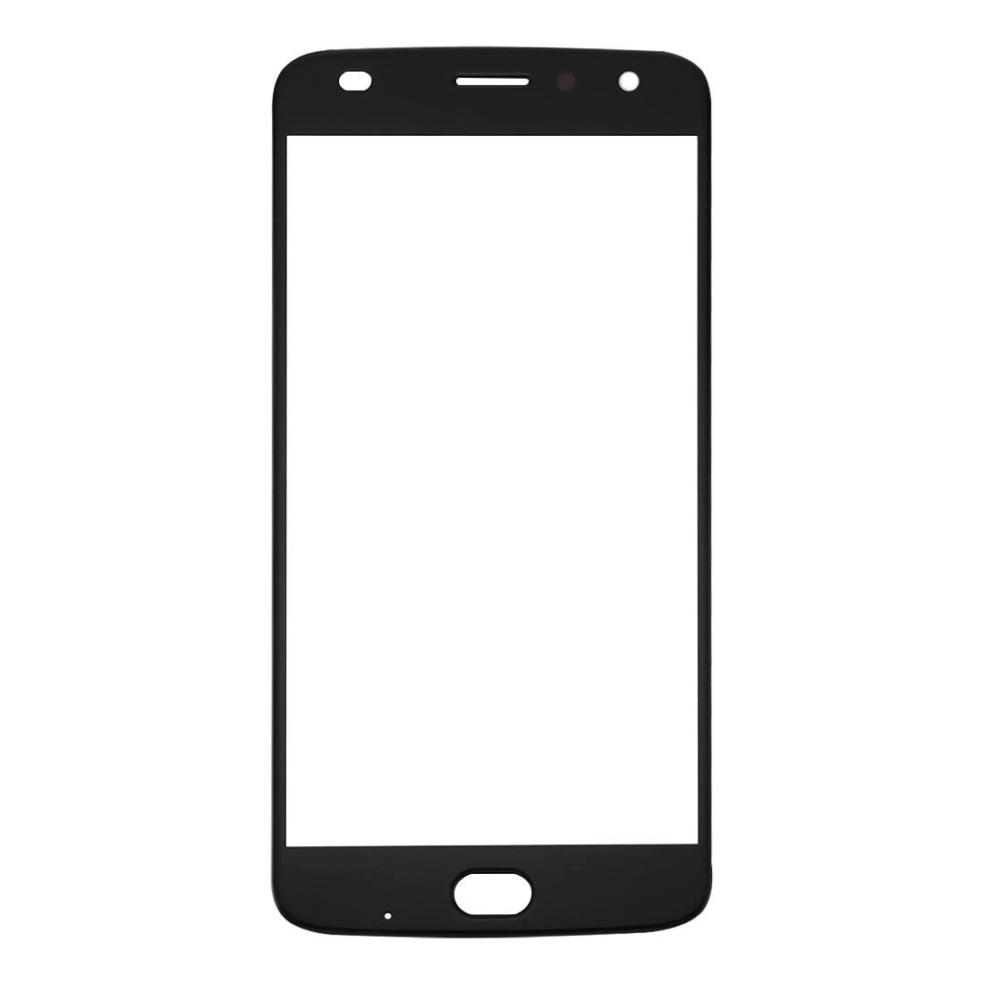 Front Screen Outer Glass Lens for Motorola Moto Z2 Play (Black)