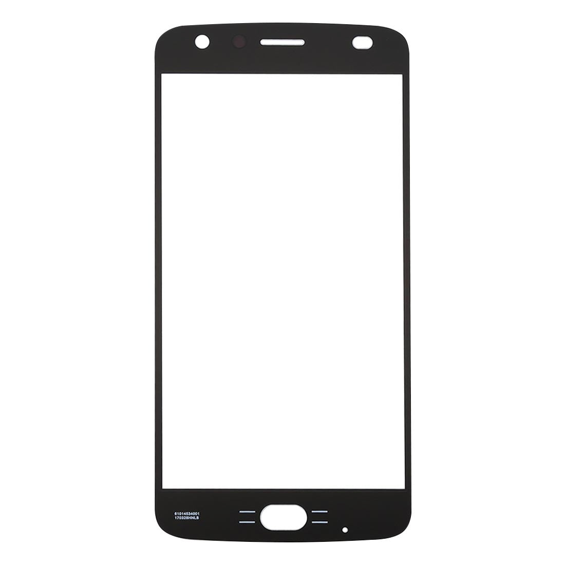 Front Screen Outer Glass Lens for Motorola Moto Z2 Play (Black)