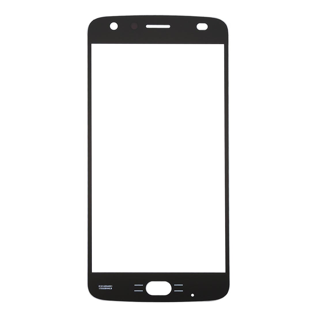 for Motorola Moto Z2 Play Front Screen Outer Glass Lens(White)