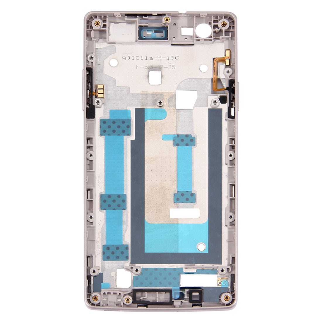 For OPPO A31 Front Housing LCD Frame Bezel Plate (White)