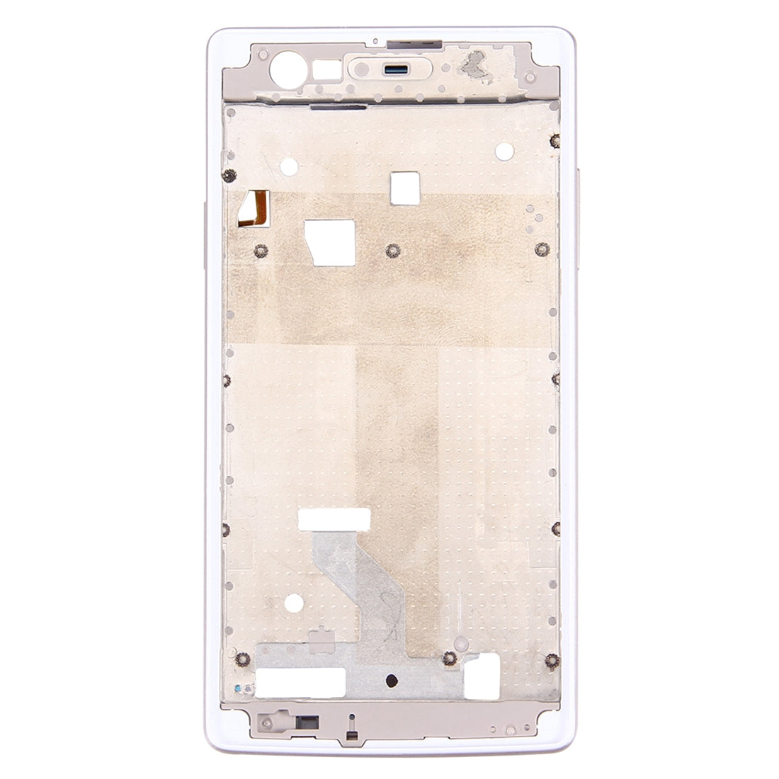 For OPPO A31 Front Housing LCD Frame Bezel Plate (White)