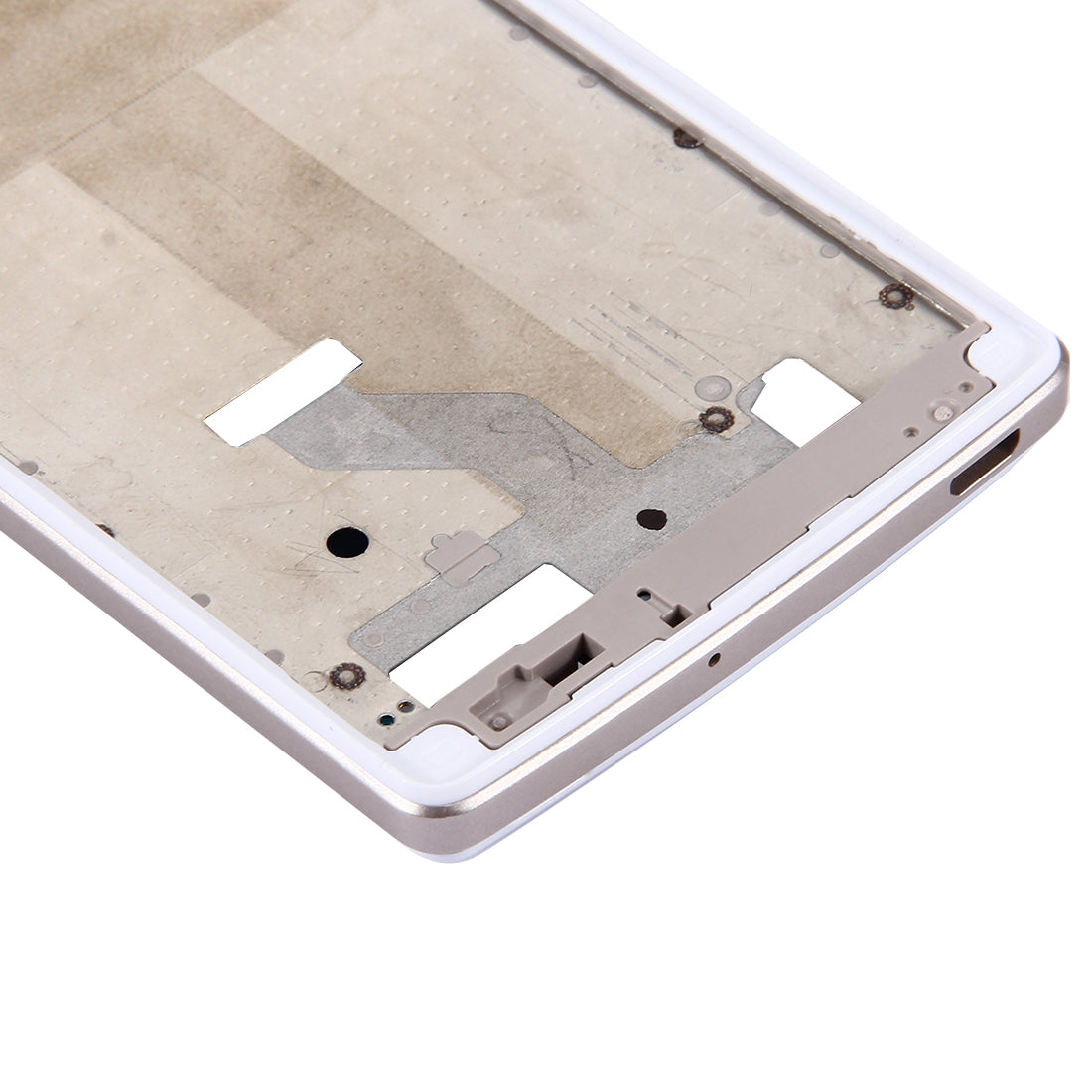 For OPPO A31 Front Housing LCD Frame Bezel Plate (White)