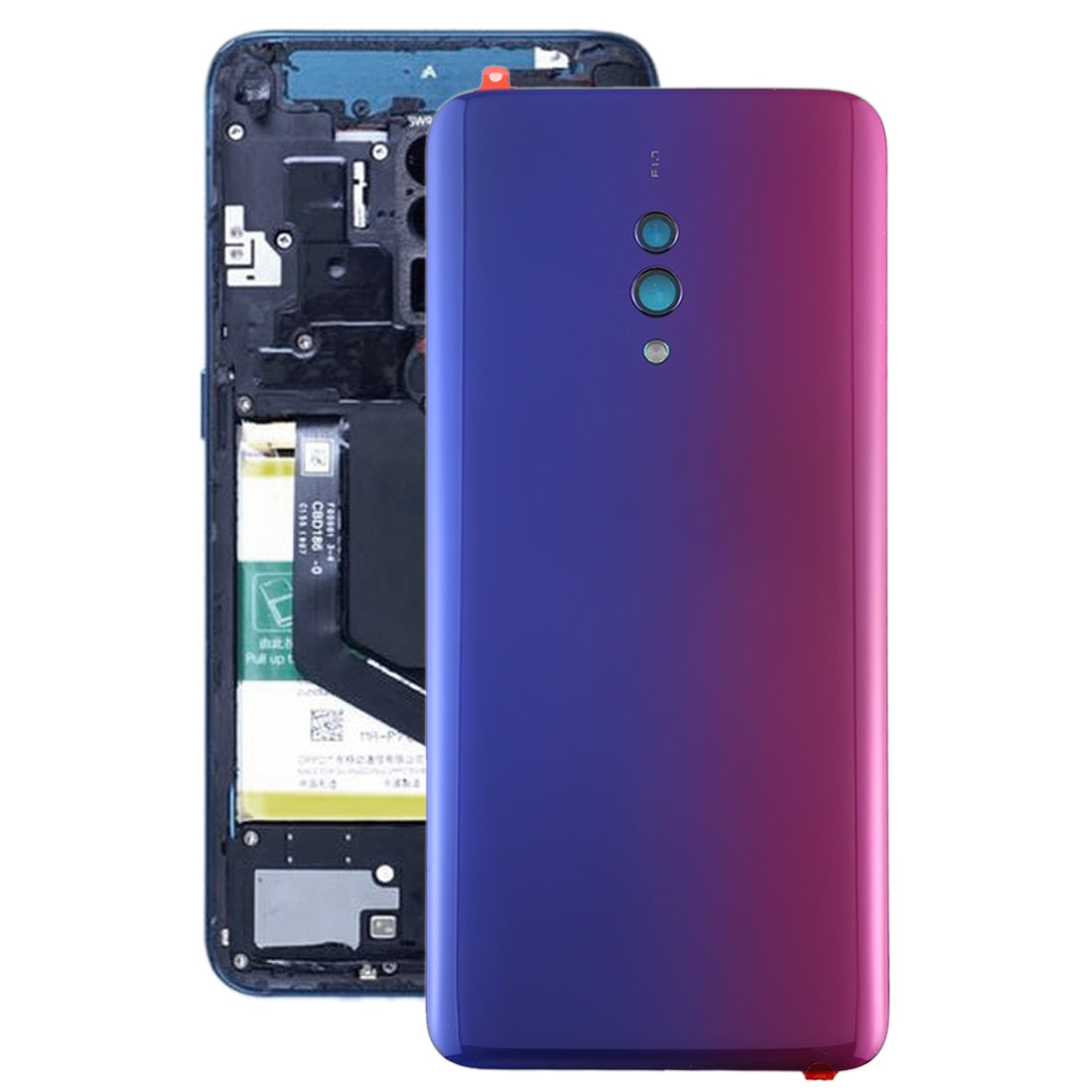 For OPPO K3 Battery Back Cover (Purple)