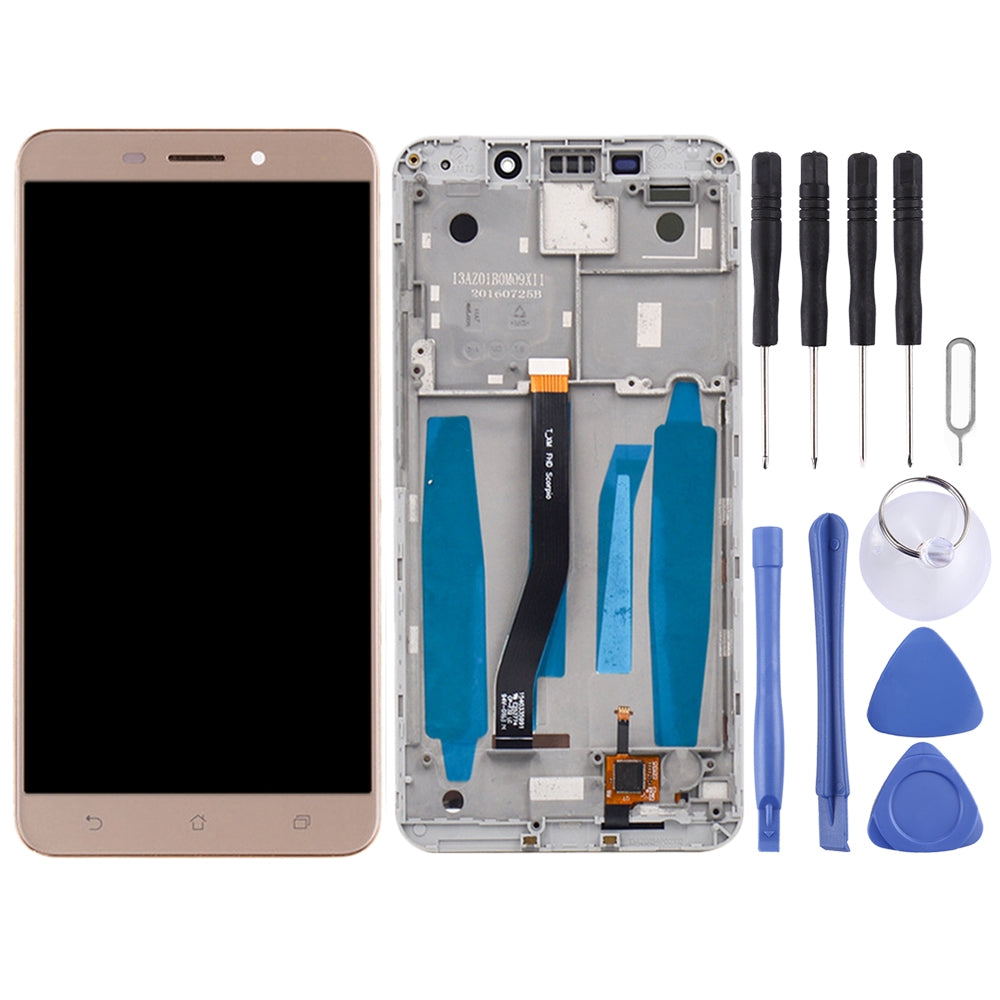 OEM LCD Screen for Asus ZenFone 3 Laser ZC551KL Z01BD Digitizer Full Assembly with Frame?Gold)
