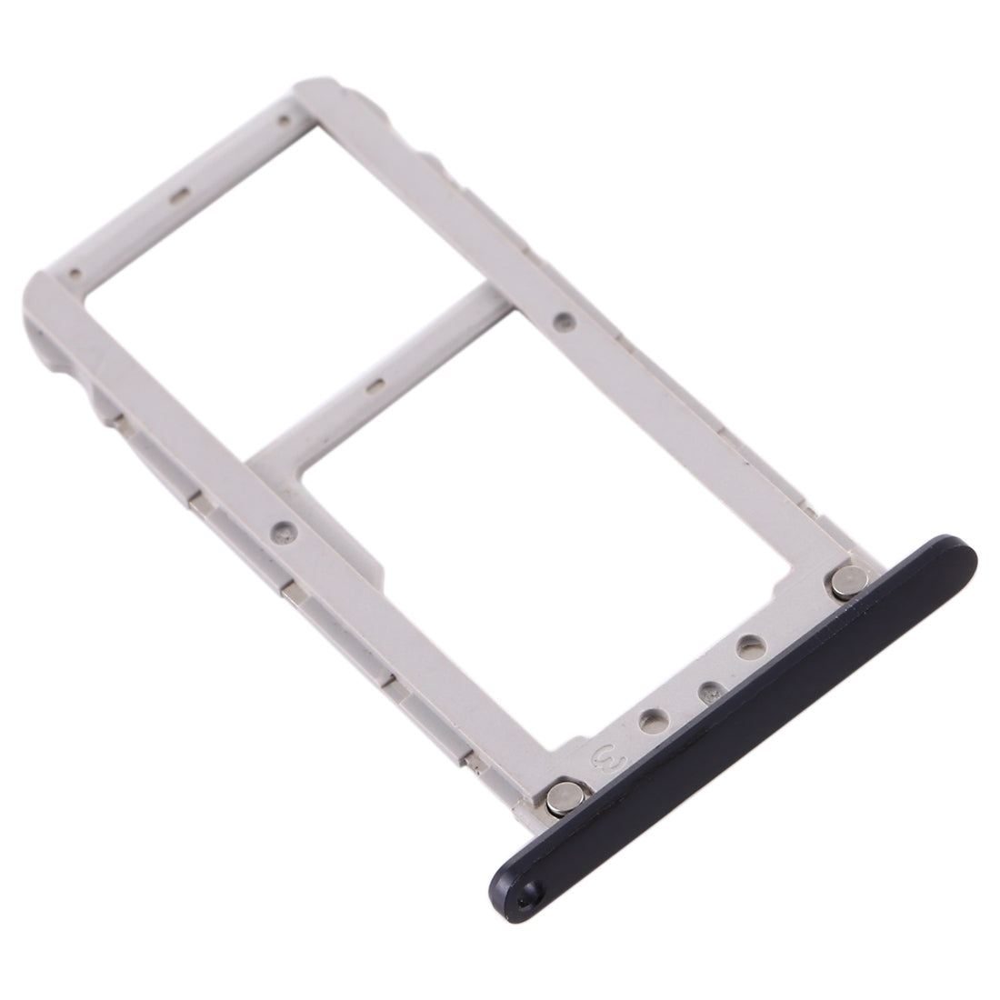 SIM Card Tray + SIM Card Tray / Micro SD Card Tray for Asus Zenfone 4 ZE554KL Z01KDA Z01KD(Black)