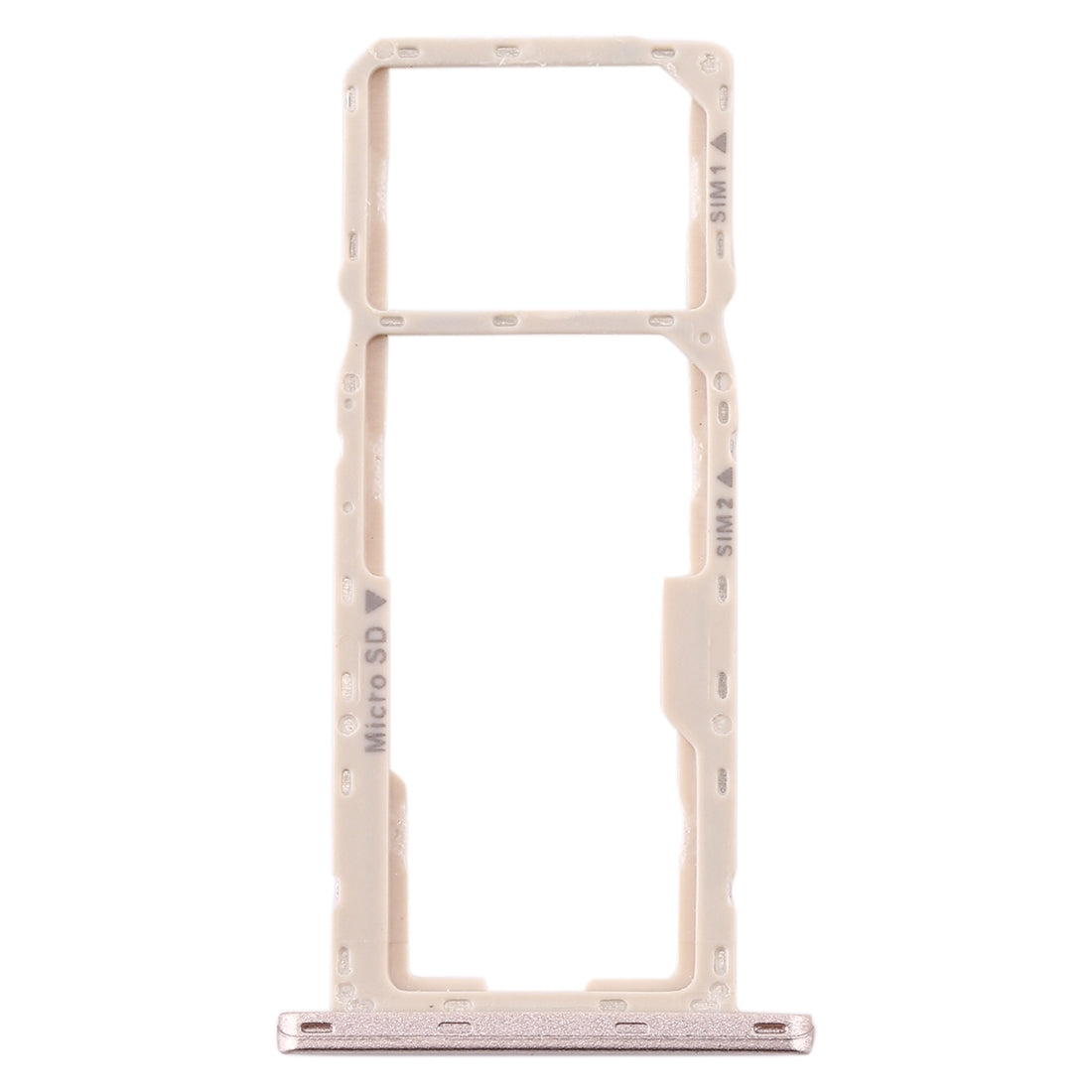 SIM Card Tray + SIM Card Tray + Micro SD Card Tray for Asus Zenfone Live L1 ZA550KL X00RD(Gold)