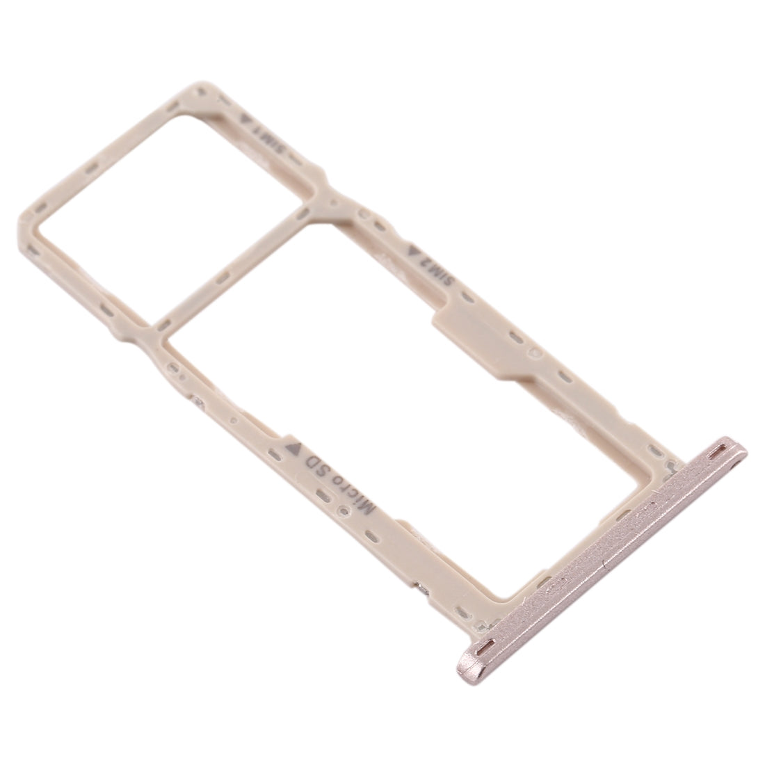 SIM Card Tray + SIM Card Tray + Micro SD Card Tray for Asus Zenfone Live L1 ZA550KL X00RD(Gold)