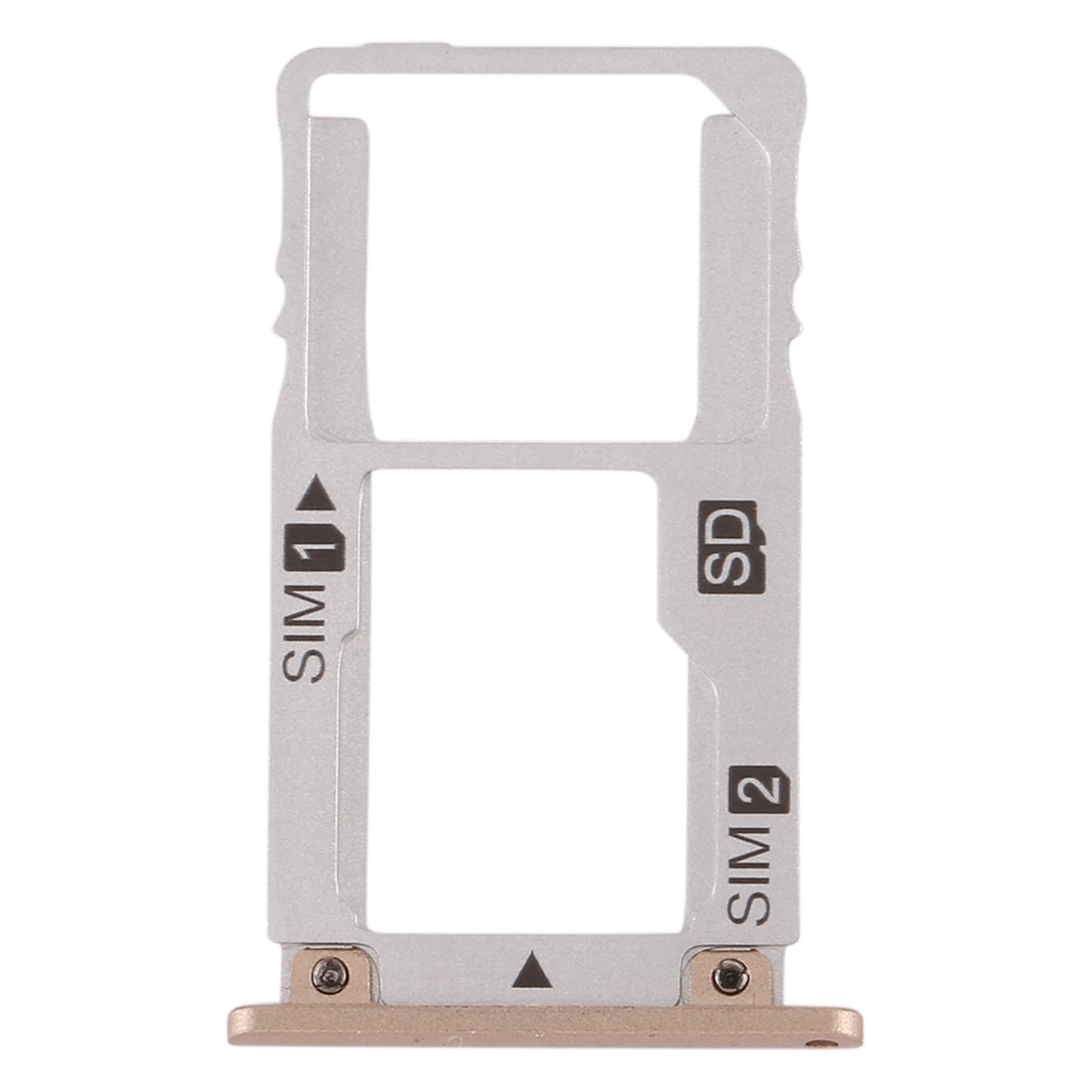 SIM Card Tray + SIM Card Tray / Micro SD Card Tray for Asus Zenfone 3 Deluxe Z016S Z016D ZS570KL(Gold)